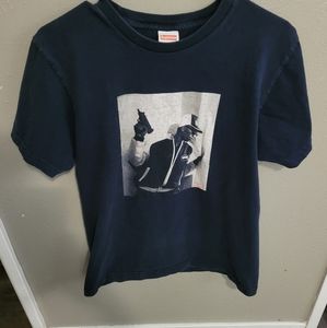 Supreme KRS-One Medium navy blue shirt